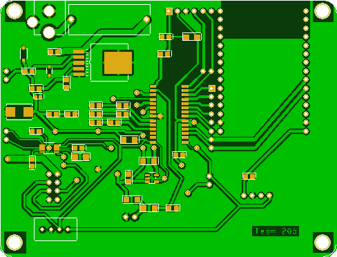 PCB Render Front