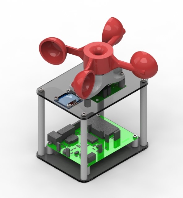 PCB Holder Render